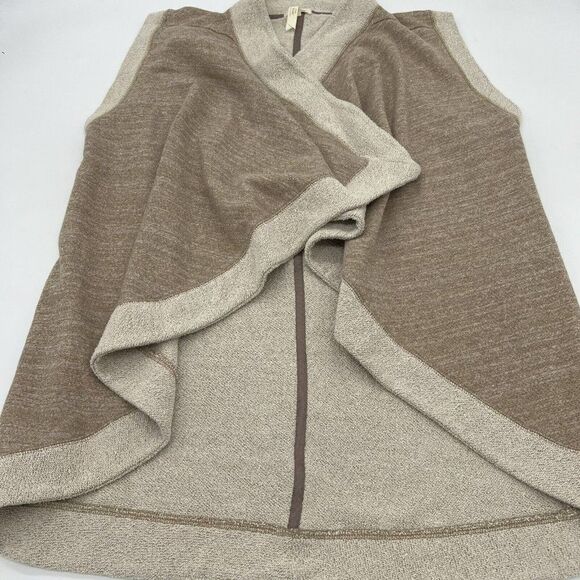 Matilda Jane Women's Tan Friends Forever Sarah Cardigan Vest Medium - Picture 1 of 3